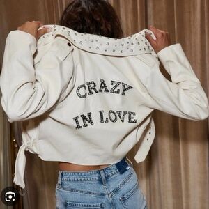 12th Tribe White Studded Jacket (Bride)